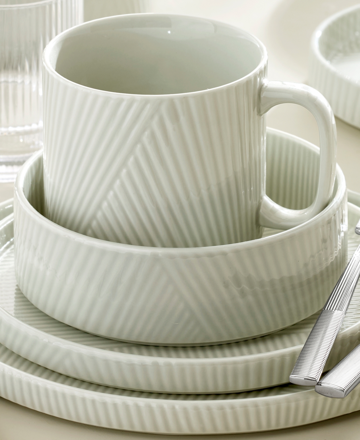 Lenox Modulus Textured Mugs, Set Of 4