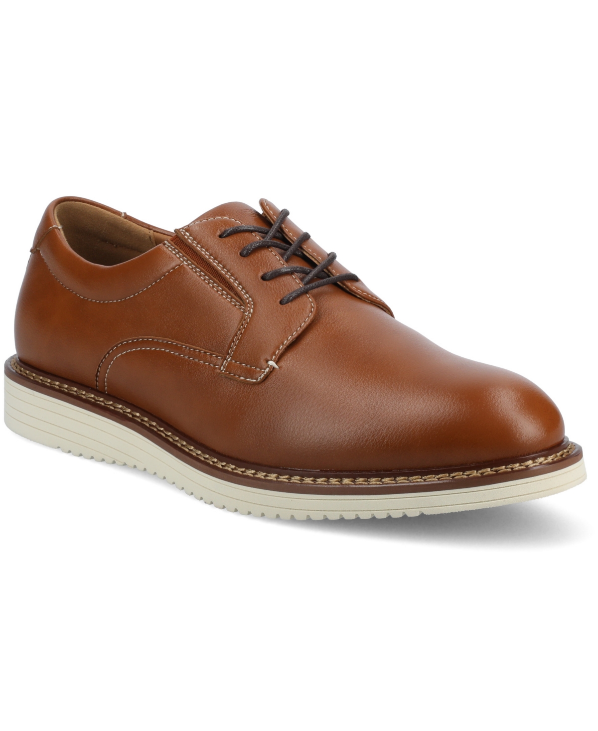 Vance Co. Vance Mens Killian Medium And Wide Width Plain Toe Casual Hybrid Dress Shoe In Tan