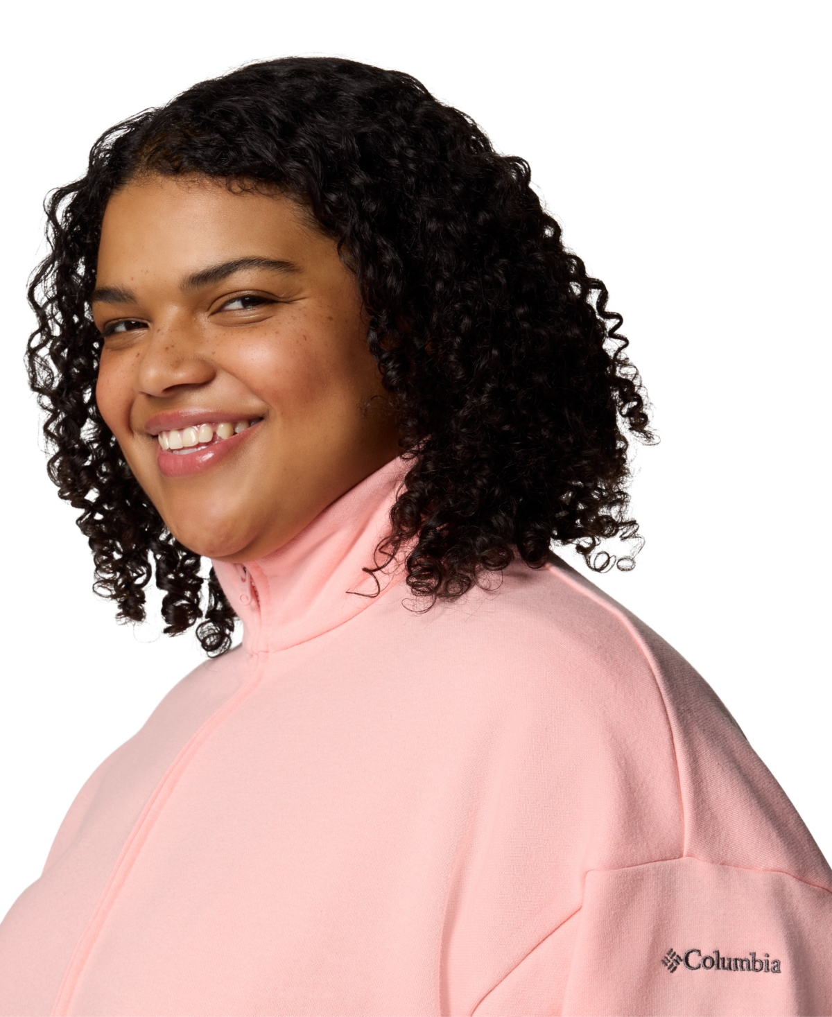 Columbia Plus Size Aldermore Full Zip Fleece Top