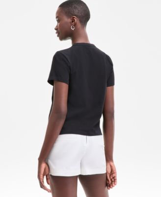 Women's Essential Crewneck T-Shirt, Exclusively at Macy's