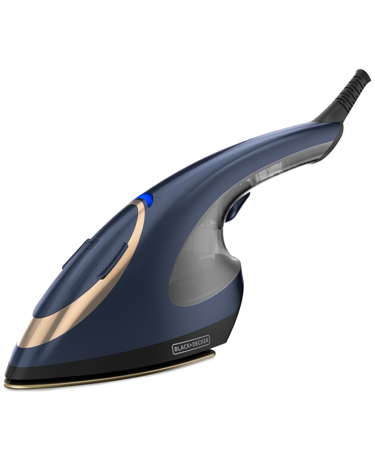 Black & Decker Press Steam 2-in-1 Iron And Steamer In Blue Navy,bronze,black