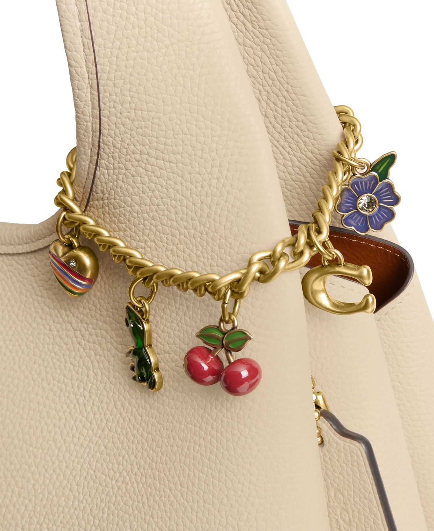 Motif Chain Bag Charm