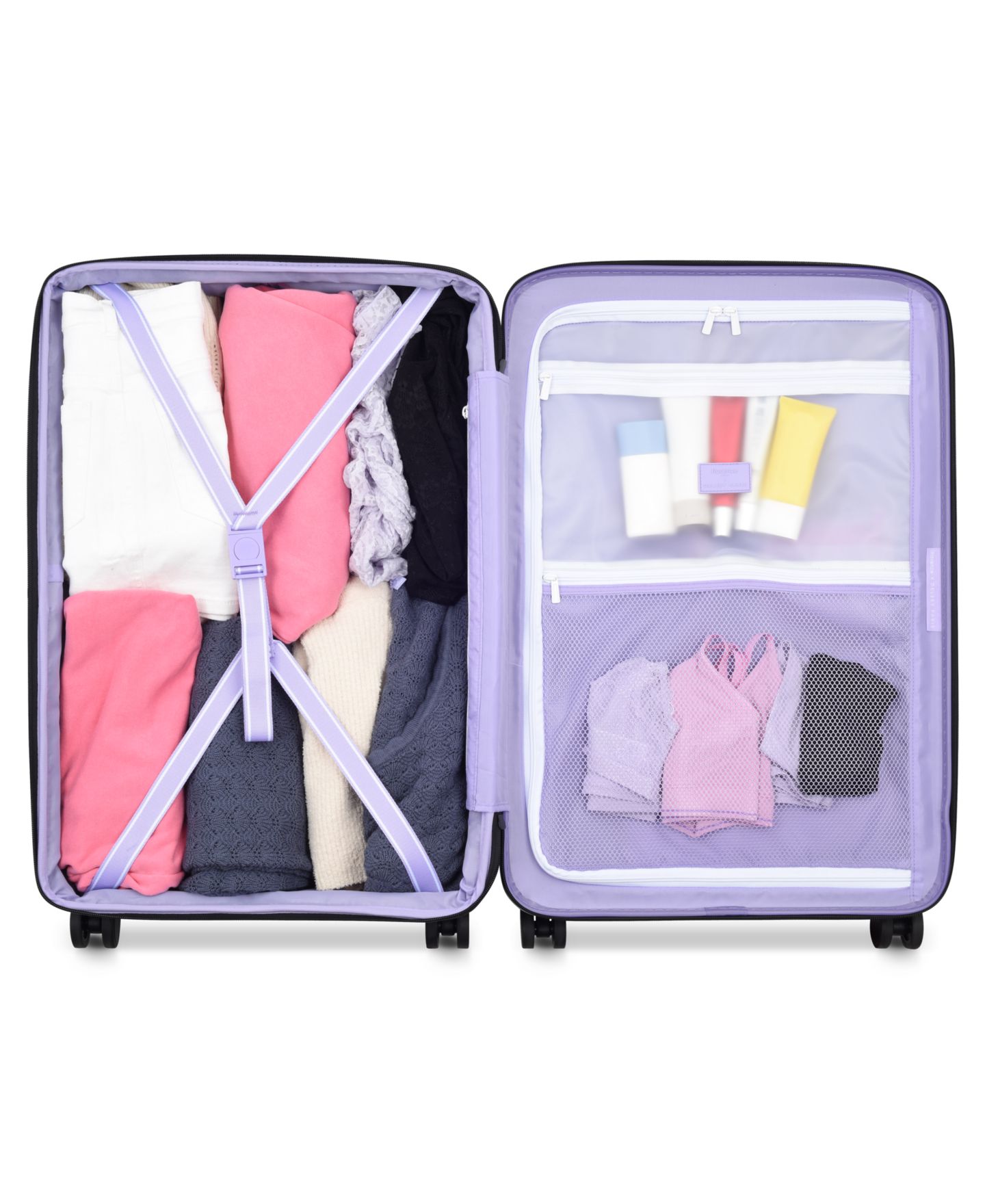 Чемодан florence by mills x Delsey Paris Spin Me Away Medium Check-in Spinner, цвет: Лавандовый — фото 6