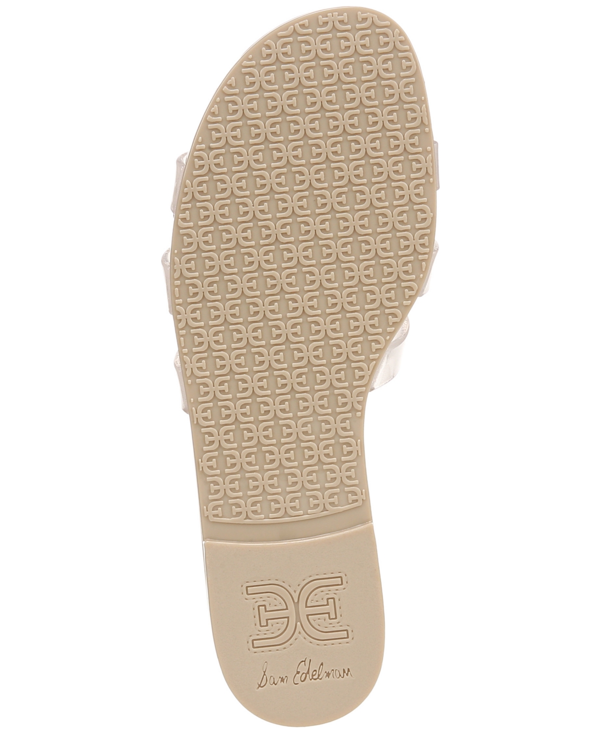 Sam Edelman Women's Bay Jelly Slide Flat Sandals In Clear,sand