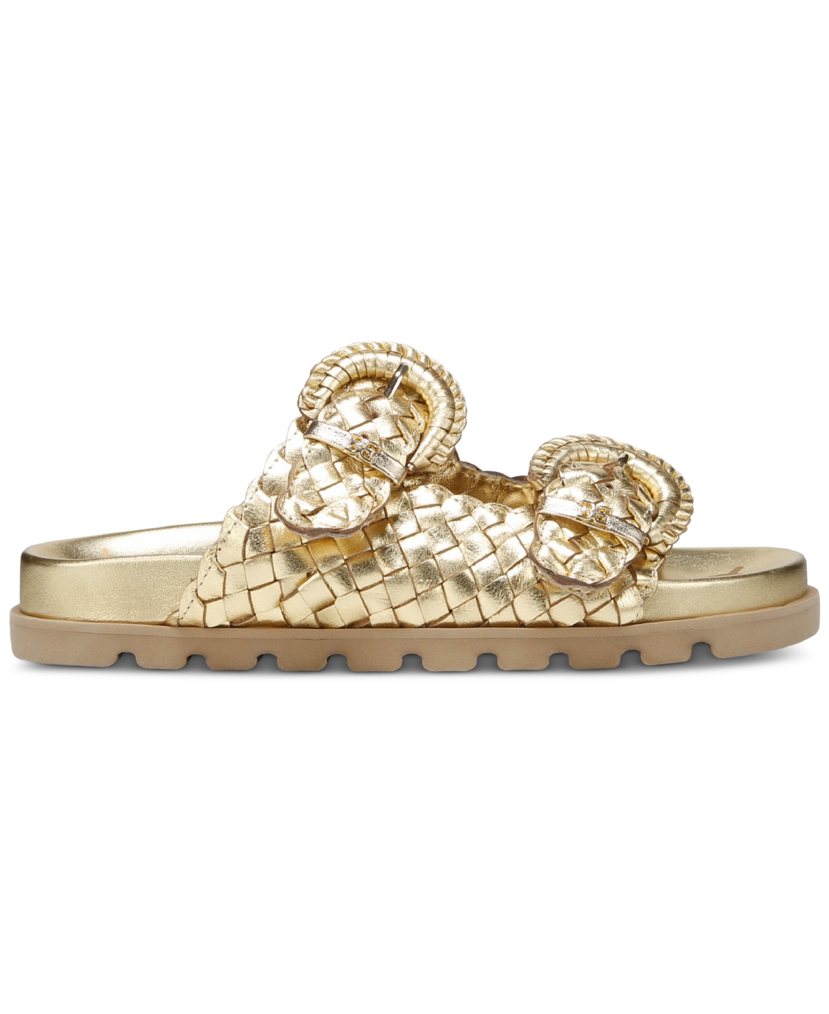 SAM EDELMAN WOMEN'S TIFFANIE SLIDE FLAT SANDALS 