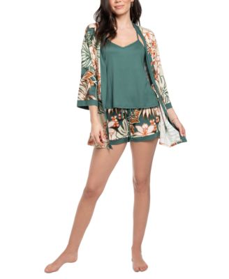 Linea Donatella - Women's 3-Pc. Milana Travel and Sleep Set