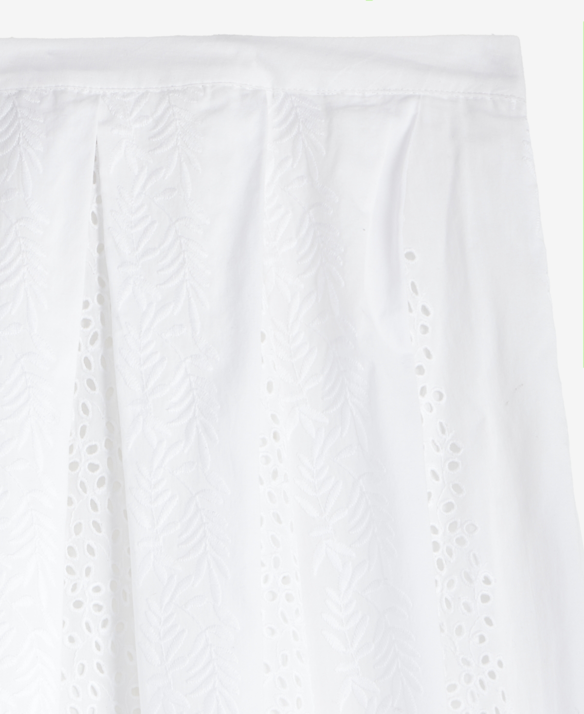 On 34th Women's Cotton Eyelet Pleated Midi Skirt, Exclusively At Macy's