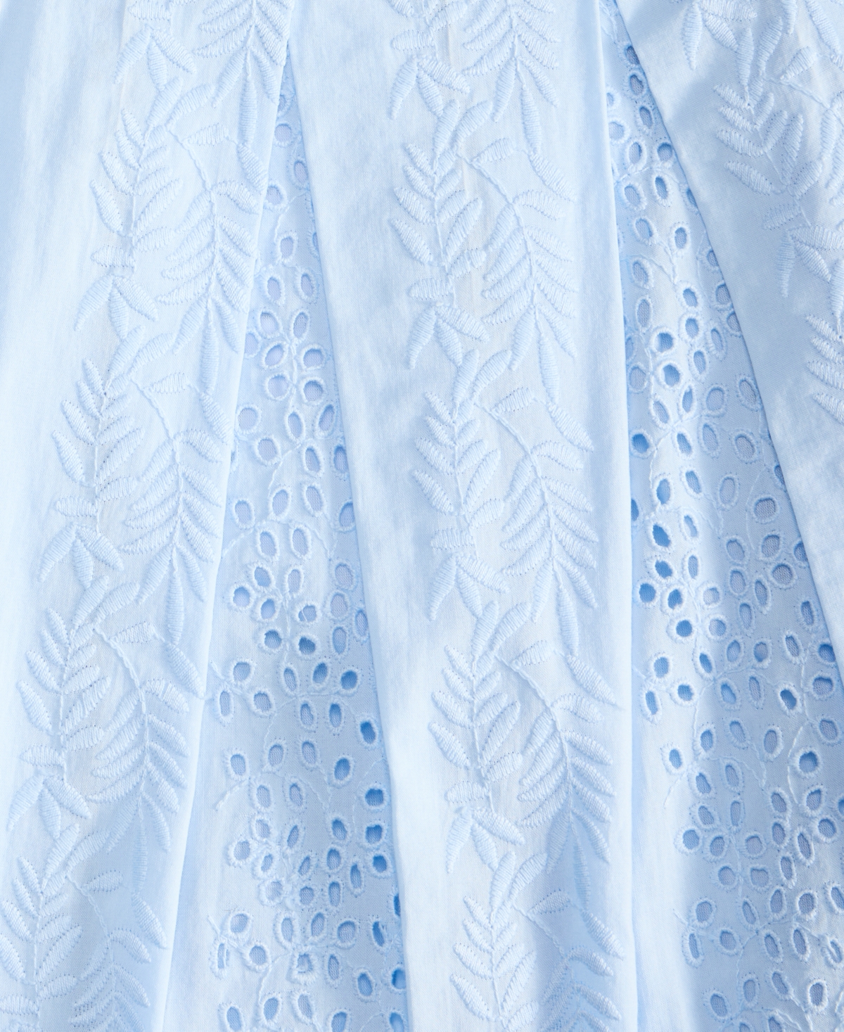 On 34th Women's Cotton Eyelet Pleated Midi Skirt, Exclusively At Macy's