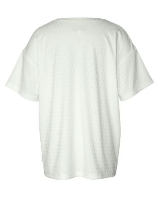 Big Boys Stewart Embossed Short Sleeve Crew T-Shirt