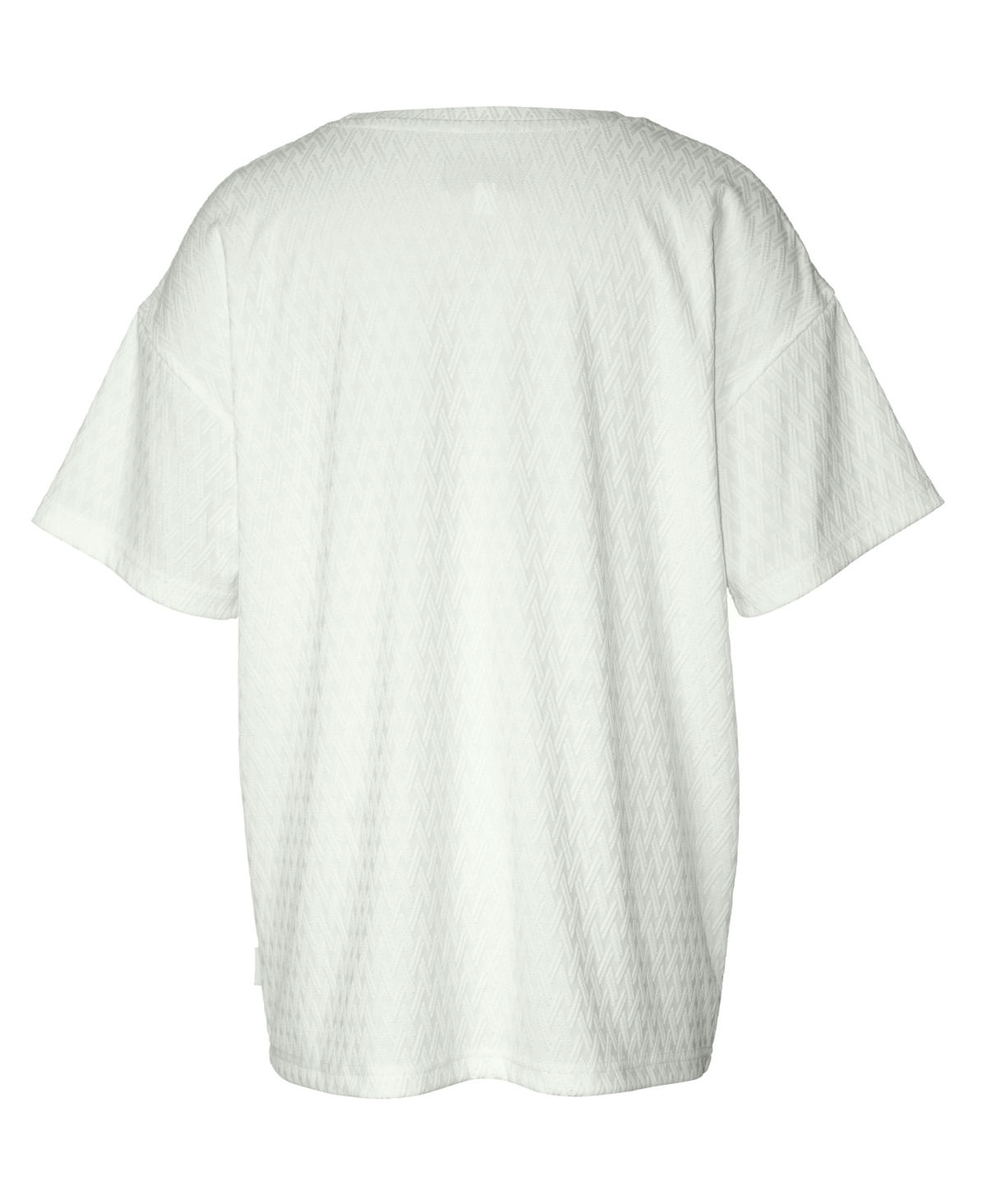 Univibe Big Boys Stewart Embossed Short Sleeve Crew T-shirt In White