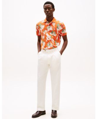 Men's Tropical Floral-Print Polo Shirt
