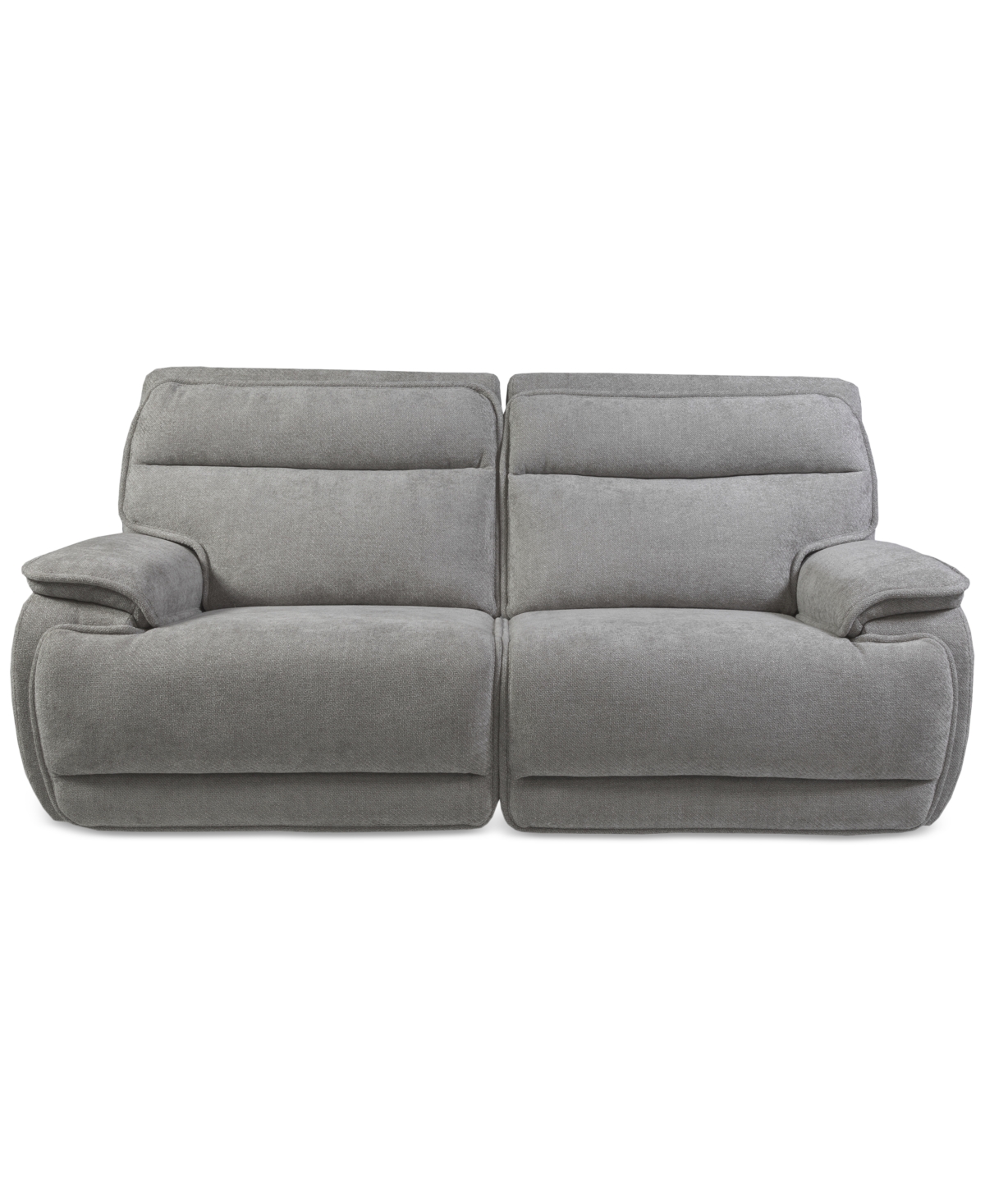Macy's Ozryn 2-pc. Fabric Sofa With 2 Power Motion Chairs, Exclusively At  In Silver