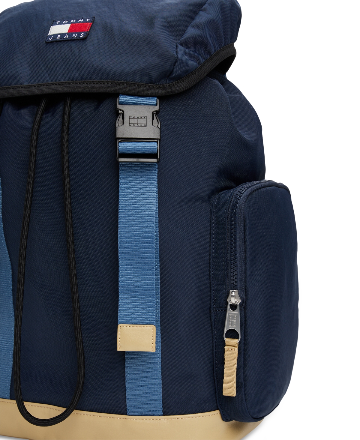 Shop Tommy Hilfiger Men's Tommy Jeans Daily Elevated Flap Backpack In Dark Night Navy