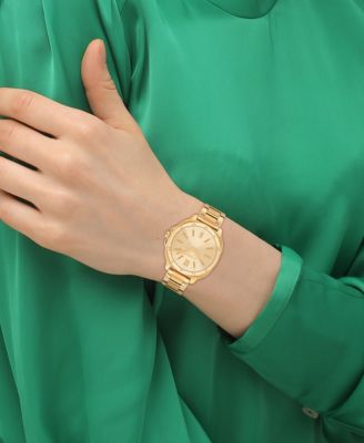 Women's Kitt Gold-Tone Stainless Steel Bracelet Watch, 34mm