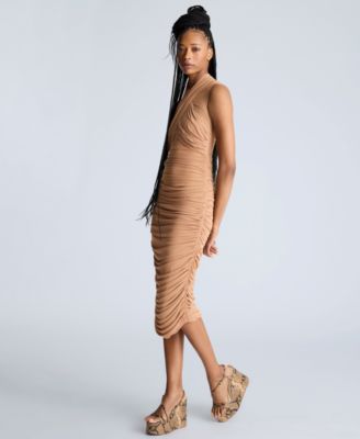 Women's Ruched Bodycon Dress