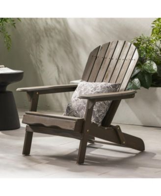 Streamdale Rustic Acacia Folding Adirondack Chair