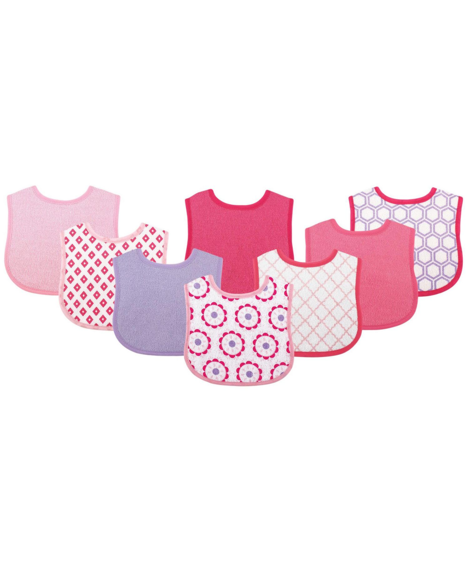8Pk Drooler Bibs