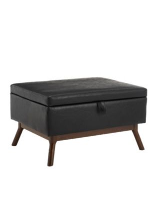 Mid-century modern storage bench/coffee table, Assembled, Living/entry/family room