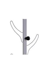 Wall-Mounted Hook Rack – 8 Hooks for Coats, Hats & Accessories