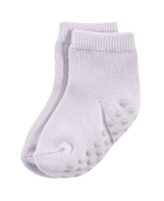 Baby Girls 8Pk Natural Non Skid Crew Socks