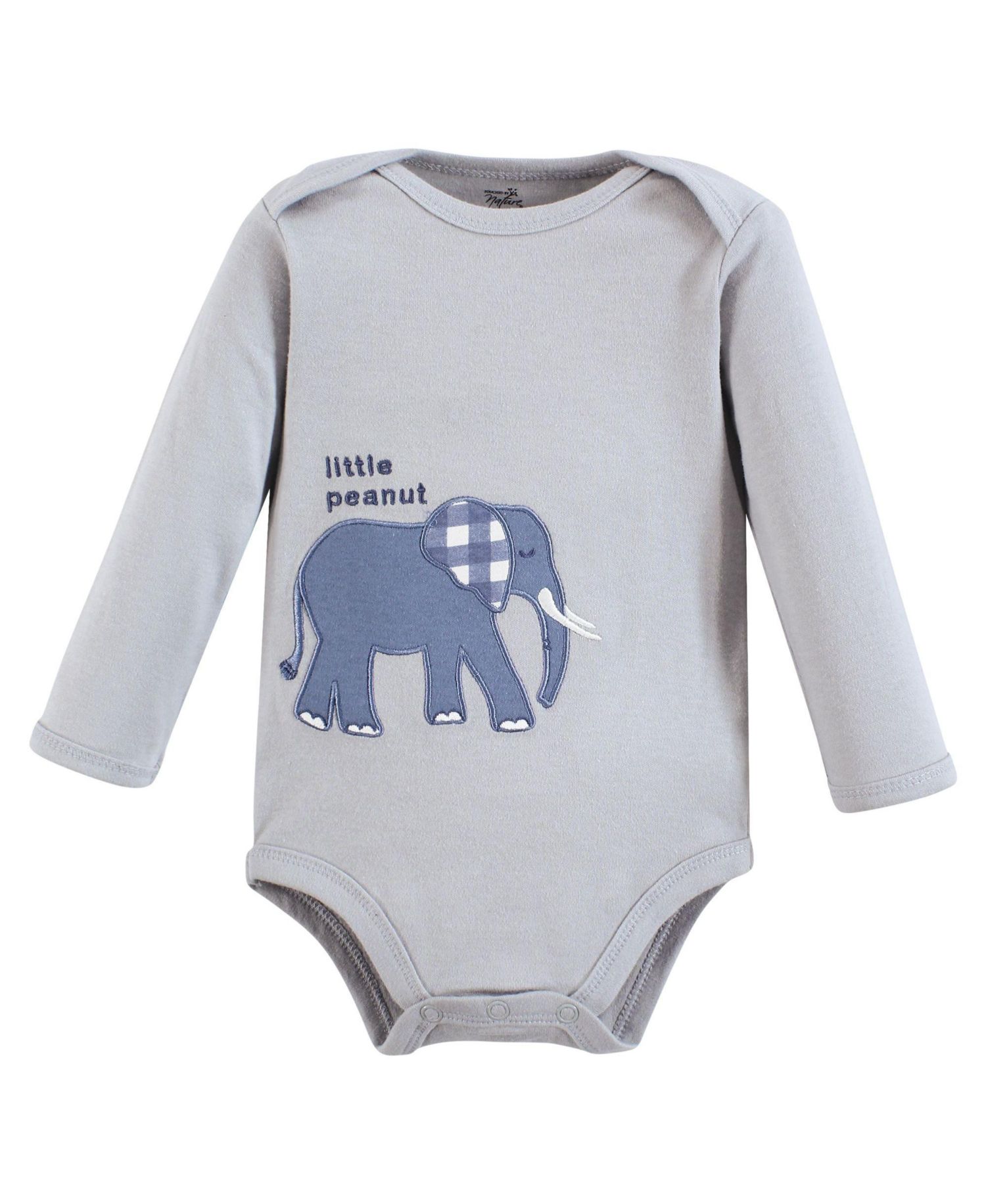 Baby Boys 5Pk Long Sleeve Natural Bodysuits