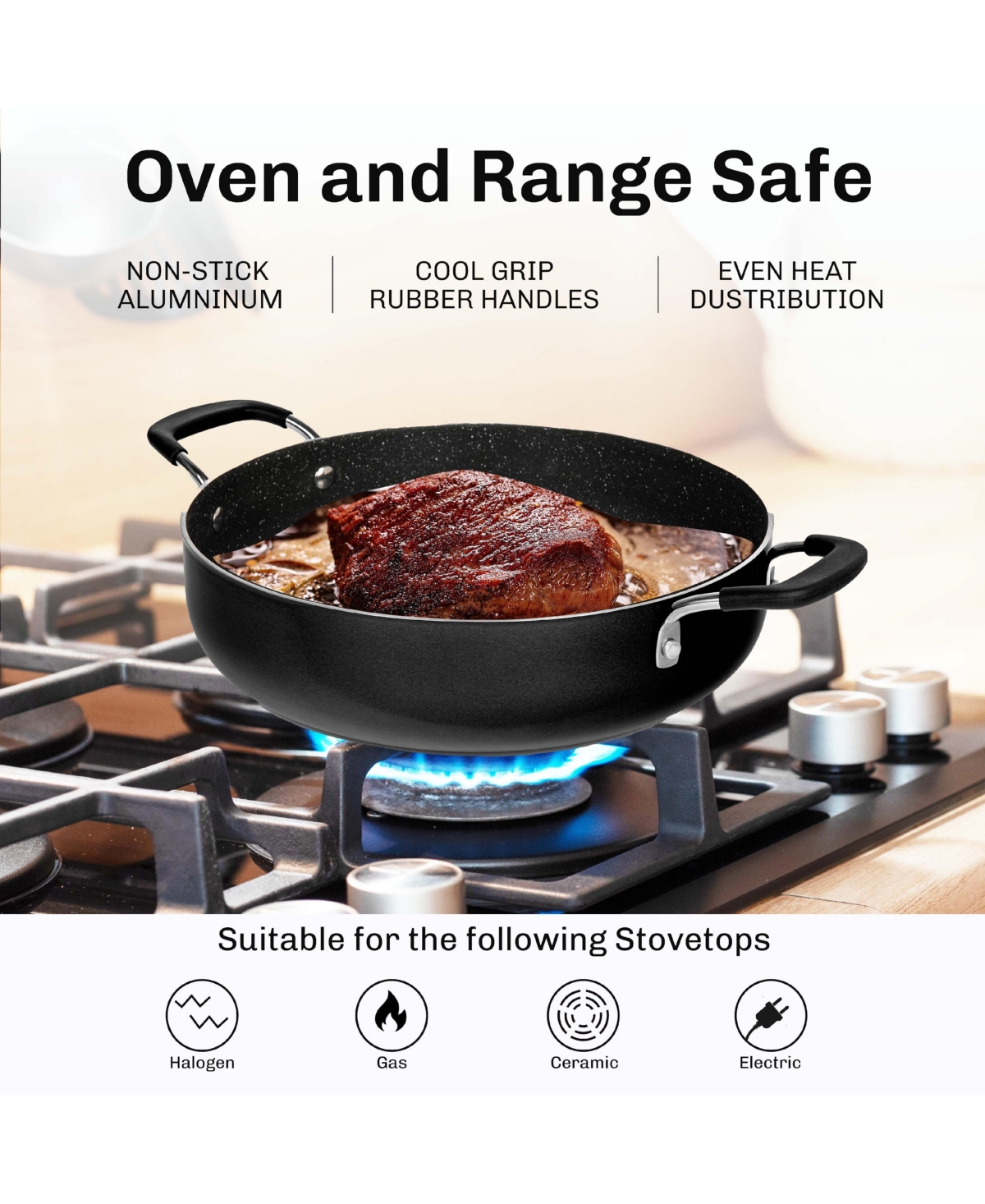 5.5 Quart Everyday Pan with Steamer