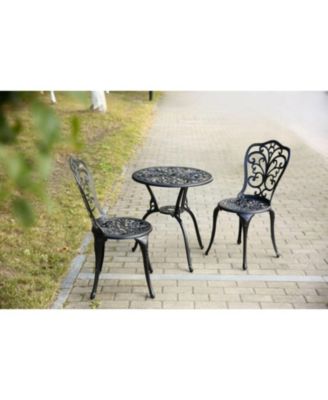 Streamdale 3-Piece Outdoor Patio Bistro Set - Black