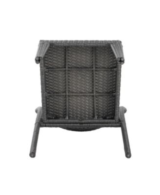 Streamdale Stackable Wicker Patio Chairs - Grey, Durable & Stylish