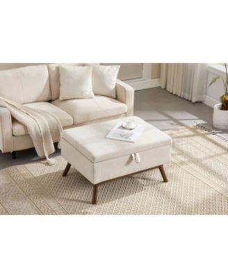 Streamdale Mid-century modern storage bench/coffee table, Assembled, Living/entry/family room