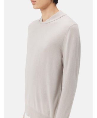 Men's Double-Neckline Cashmere Sweater
