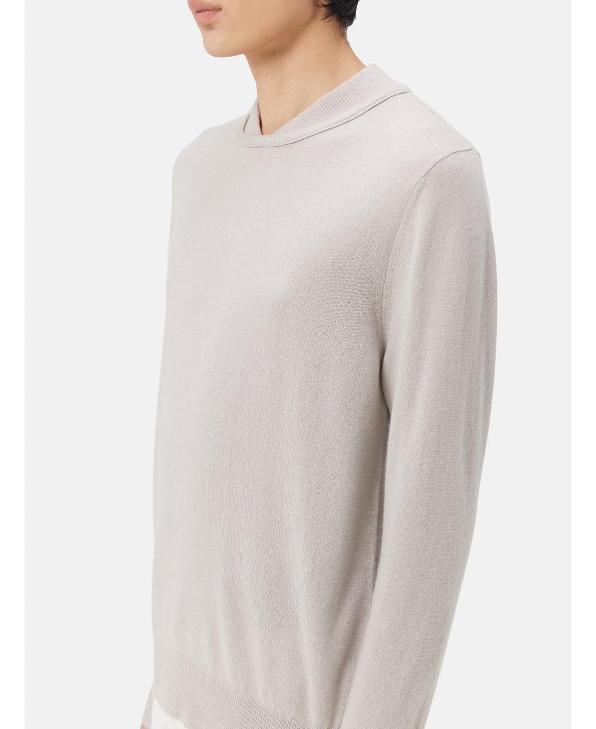 Gobi Cashmere Men's Double-Neckline Cashmere Sweater