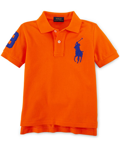 Ralph Lauren Little Boys' Tennis Tail Polo Shirt - Shirts & Tees - Kids ...