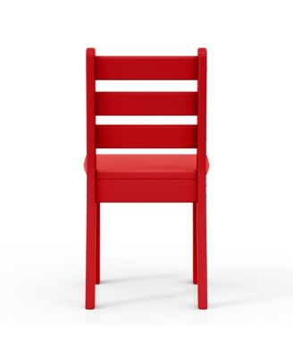 Outdoor HDPE Kids Plastic Toddler Dining Chair (Set of Two)