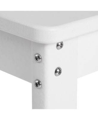 Outdoor HDPE Kids Plastic Toddler Dining Chair (Set of Two)