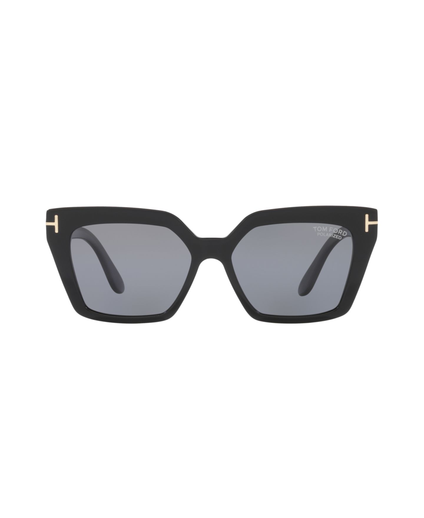 Женские солнцезащитные очки Tom Ford Winona Polarized Sunglasses, TR001637, цвет: Чёрный блестящий — фото 2