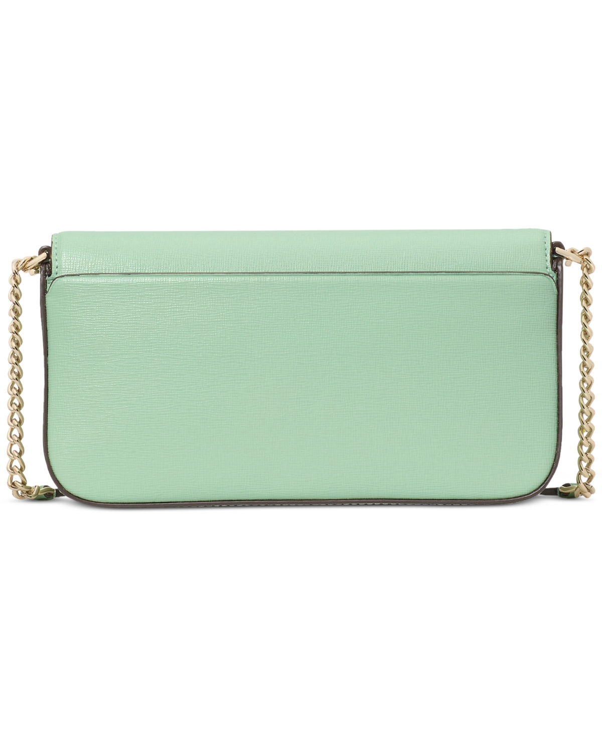 Kate Spade Serena Leather Chain Wallet In Pistachio Ice