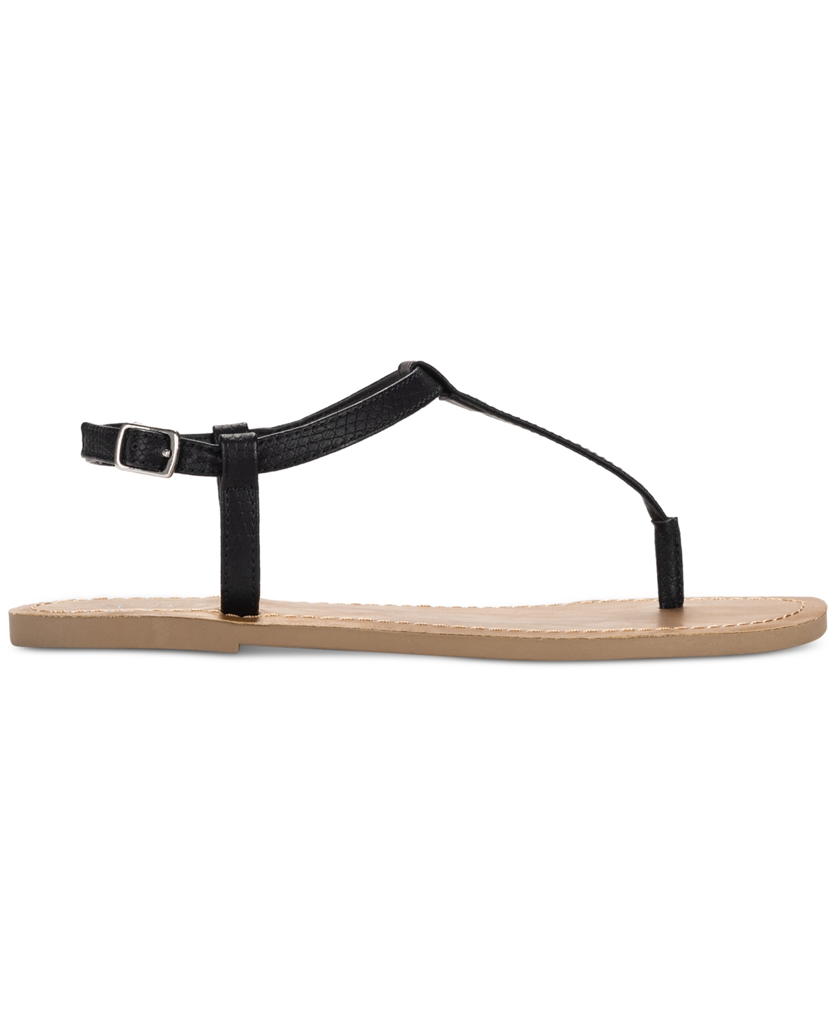 Shop Wild Pair Women's Krisleyy Flat Sandals, Exclusively At Macy's In Black