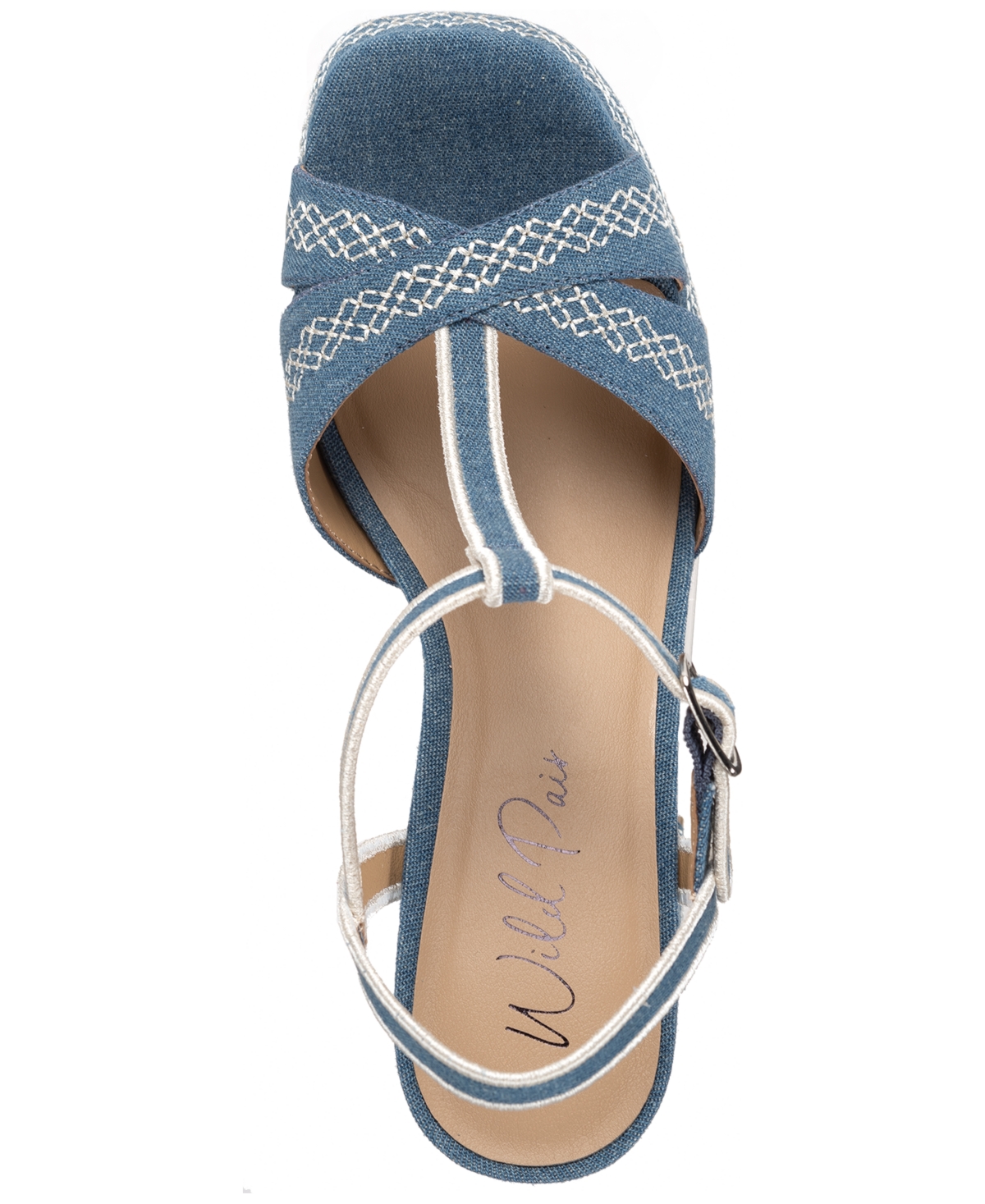 Wild Pair Women's Harperr Platform Sandals, Exclusively At Macy's In Studio Denim
