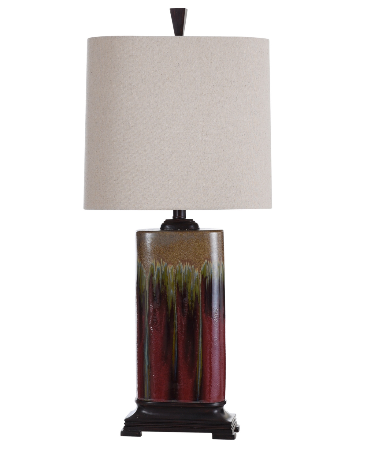 STYLECRAFT HOME COLLECTION 32" TANDOORI SPICE ARABIC CERAMIC TABLE LAMP 