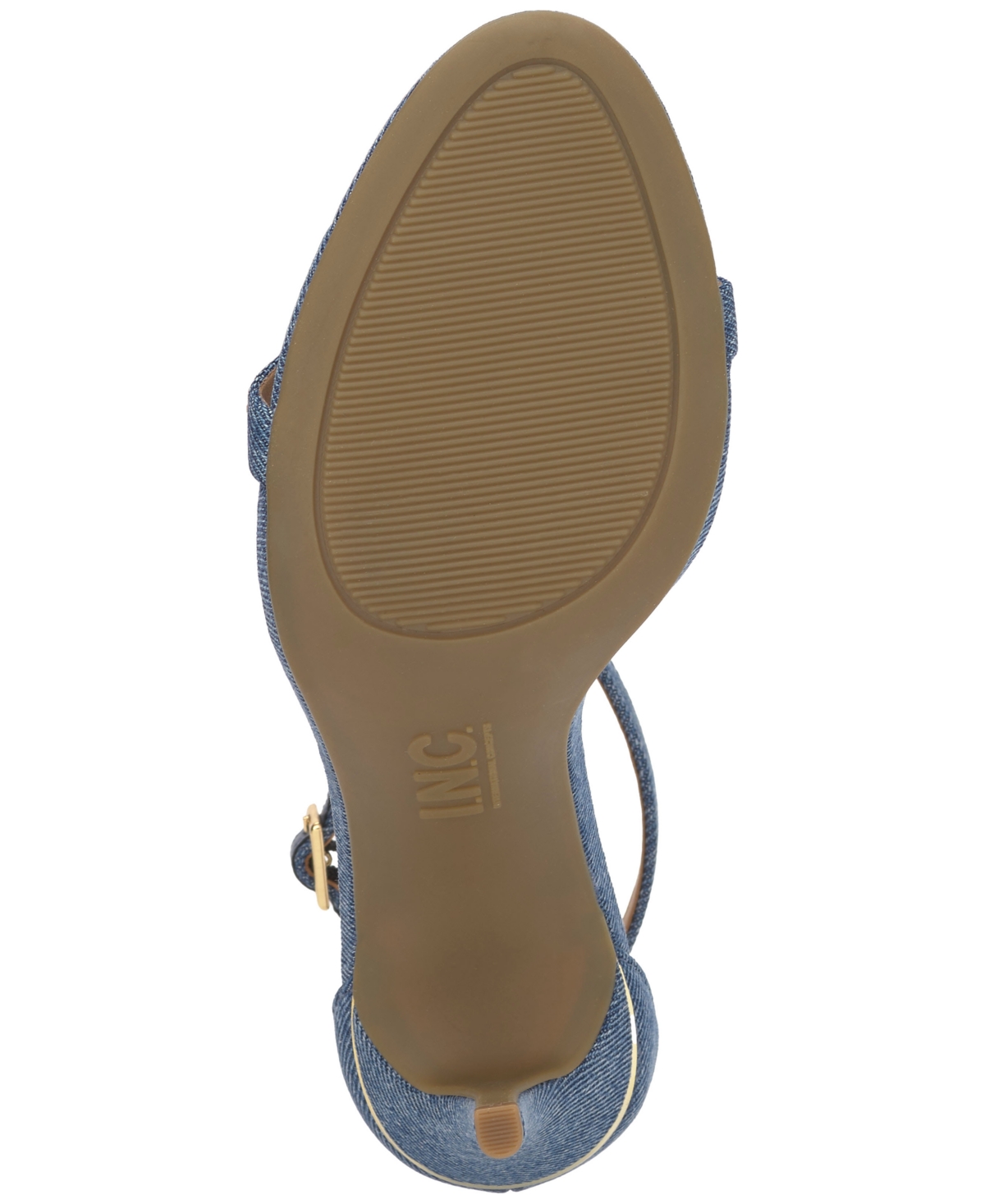 Shop Inc International Concepts Women's Hameeza Dress Sandals, Exclusively At Macy's In Denim