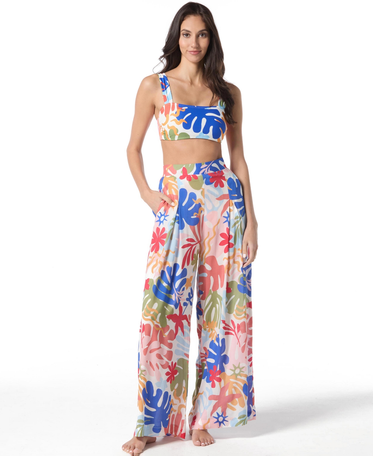 Shop Vince Camuto Cover Up Pant In Multi