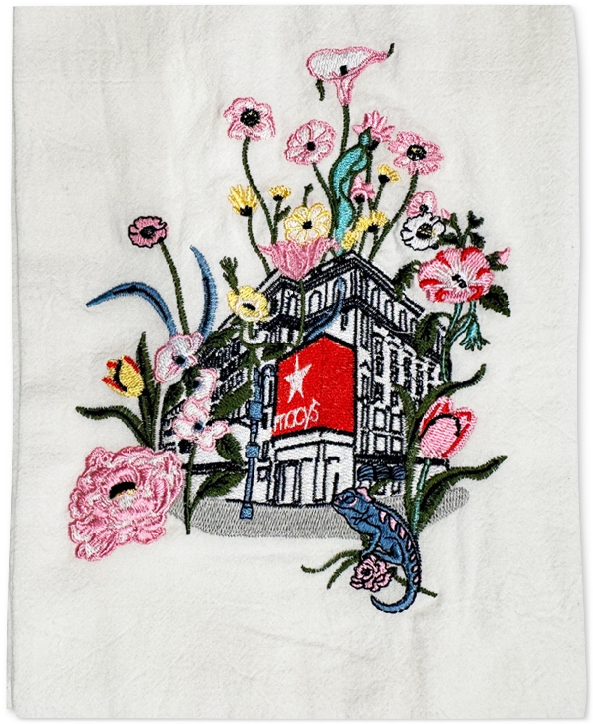 Macy's Flower Show 2-pc. Tea Towel Set, Exclusively At  In White Multi- Scenic