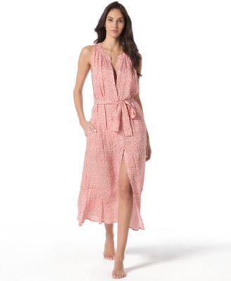 Vince Camuto - Women's Leopard-Print Cover-Up Dress