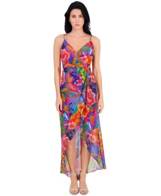 パーティードレス Sienna Sleeveless High Low Dress Siena Women's Floral Print Sleeveless High-Low Maxi Dress