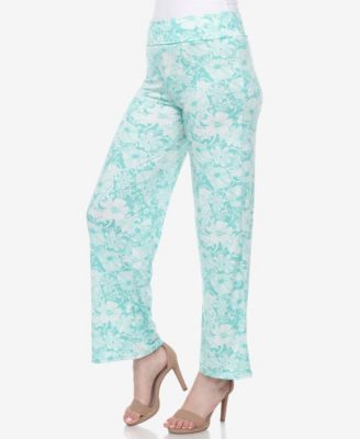 Women's Floral Print Wide Leg Palazzo Pants