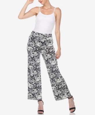 Women's Floral Print Wide Leg Palazzo Pants