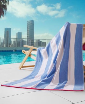 Reversible Cabana Cotton Beach Towel,  36" x 72"