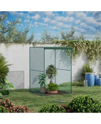 Walk-in Mini Greenhouse for Compact Gardening and Plant Protection