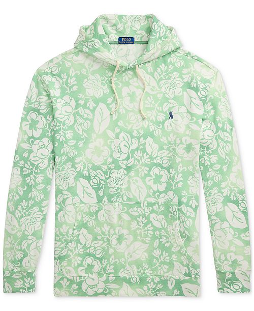 alfani Polo Ralph Lauren Men's Big & Tall Floral Spa Terry Hoodie Men's Fashion & Accessories