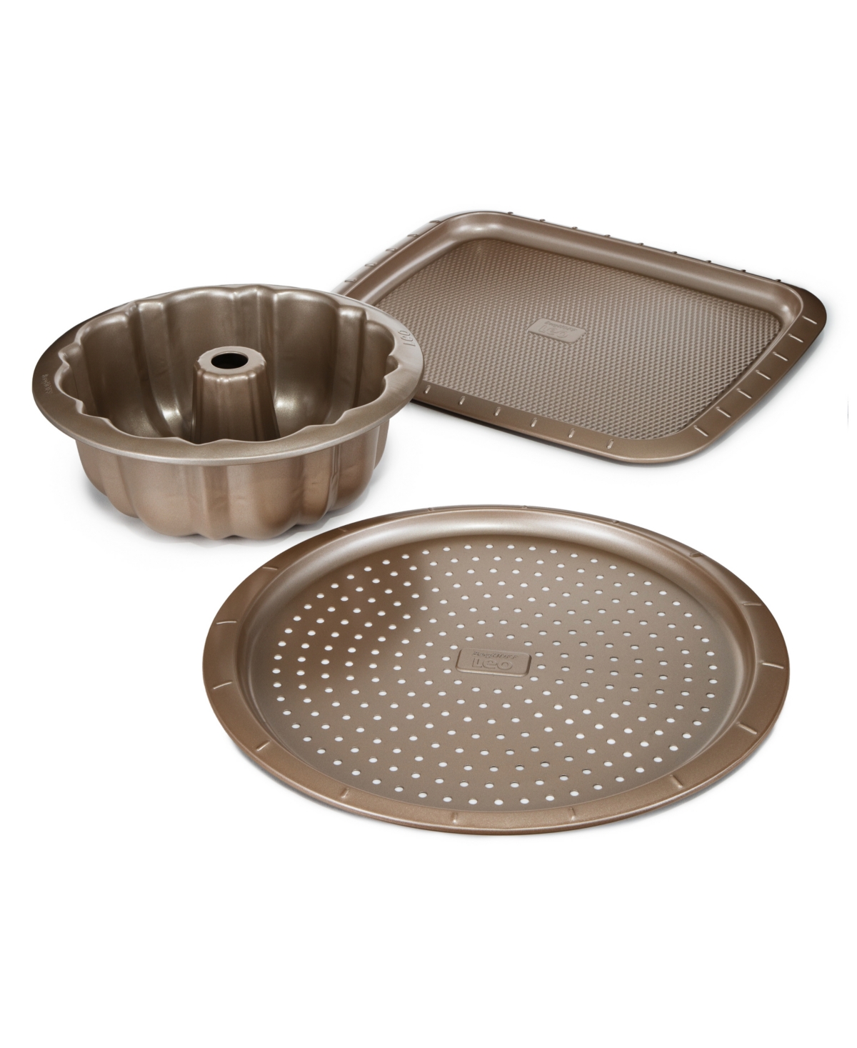 Berghoff Balance 3-pc. Nonstick Carbon Steel Specialty Bakeware Set In Latte Brown